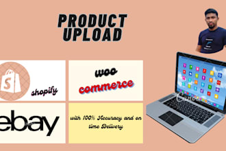 add product upload, product listing to woo commerce, shopify