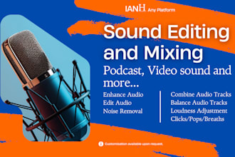 enhance, clean, edit and remove noise from your audio files