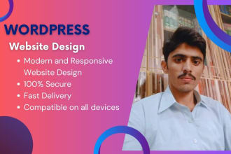 create commercial travel agency website or wordpress website