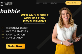 develop bubble app bubble web application bubble io mvp prototype bubble website