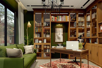 design interior and exterior with realistic 3d renders