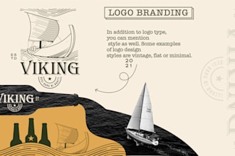 do an outstanding modern brand style guide and logo design