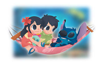 draw you and your favorite disney pixar dreamworks cartoon
