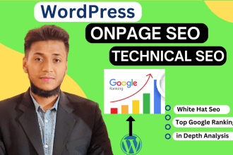 do wordpress onpage SEO,technical optimization for google ranking
