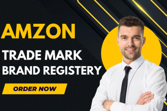 file trademark your amazon brand registry and amazon VA