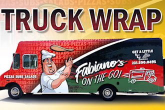 design food truck wrap, truck wrap, vehicle warp, food truck wrap, car wrap