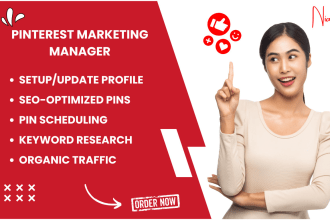 create seo optimized pins, boards and do pinterest marketing