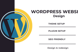 develop wordpress websites for personal blogs or businesses