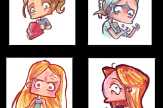 make a 500x500 px caricature of you