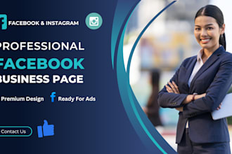 create and setup facebook business page, instagram page