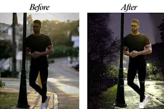 do photoshop work, background remove, face swaping, retouching and more