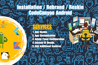 reskin and customize codecanyon android apps