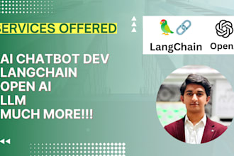 develop ai chatbot with chatgpt, llms, openai, langchain