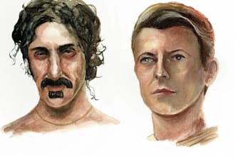 paint portraits in watercolor