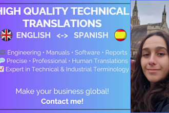 translate technical, legal and scientific documents