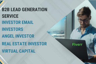 find angel, seed, venture capital, private investors leads
