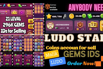 ludo star or pubg or 8 ball poll service provide