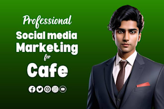 do social media marketing manager for cafe