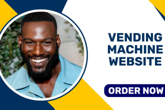 design vending machine website, vending machine