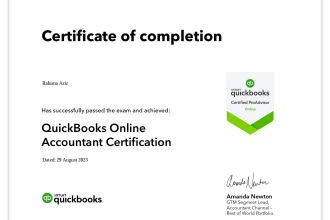 be your full time accountant and bookkeeper as a qbo certified proadvisor
