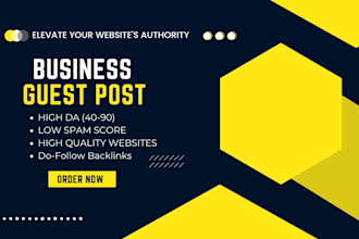 publish business guest posts on high da business sites