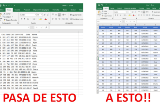 clean split format your data into separate columns excel CSV PDF