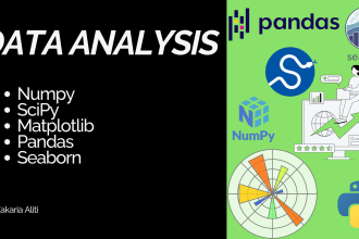 do data analysis using python, numpy, scipy, pandas, seaborn