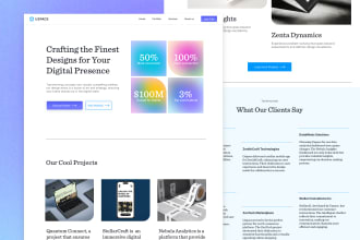 design professional website template , UI UX, mockups and webpages in figma