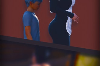 create scenes for your visual novel game nsfw or sfw