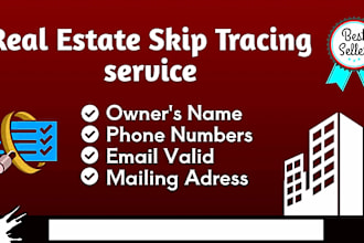 do real estate bulk skip tracing and cold calls