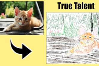 poorly recreate your picture in microsoft paint