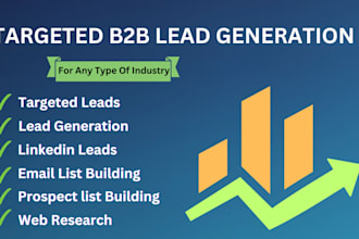 provide b2b lead generation for any industry