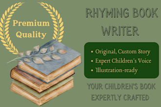 ghostwrite your rhyming childrens book