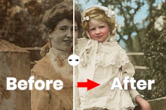 restore old photos and repair damaged images