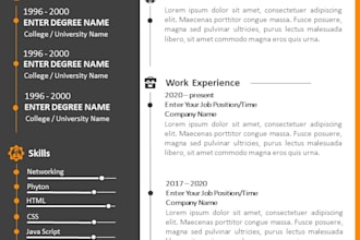design your curriculum vitae