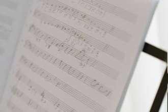 engrave handwritten or pdf sheet music into notation