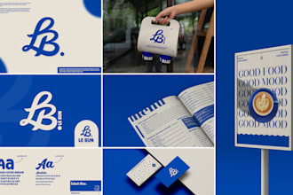 design a cafe and restaurant logo brand identity kit for restaurant branding