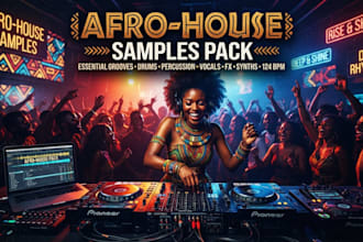 be your afro house sample loops and chants vocalist