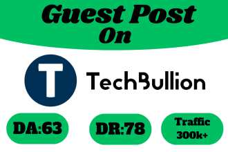 publish your article on tech bullion with dofollow backlinks