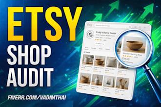 do etsy shop SEO audit to boost traffic, ads, sales