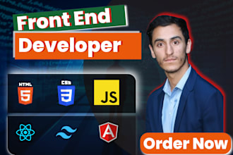develop your front end react website
