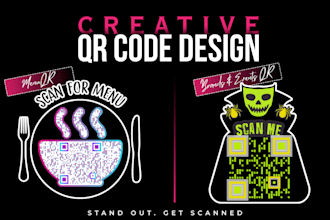 design creative branded qr codes for business