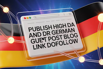 publish high da and DR german guest post blog link dofollow