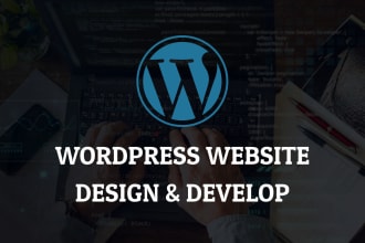 create responsive wordpress website design and development