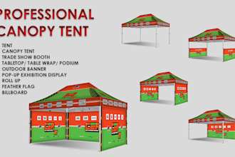 professional canopy tent and signage design services