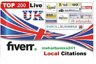 list your business in top 200 live UK local SEO citations