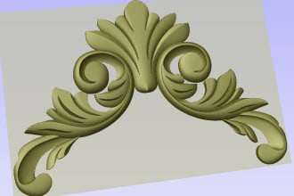 make 3d models for wood carving cnc