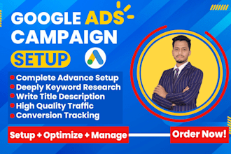 setup google ads adwords PPC campaign responsive search ads sem expert
