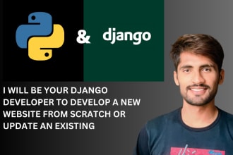 develop full stack CRM website, web app, rest API in python django