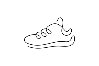 design elegant minimalistic one line vector icons